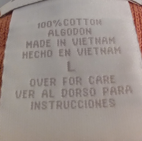 B002 Designers Originls knit tank top large brown - Picture 4 of 4